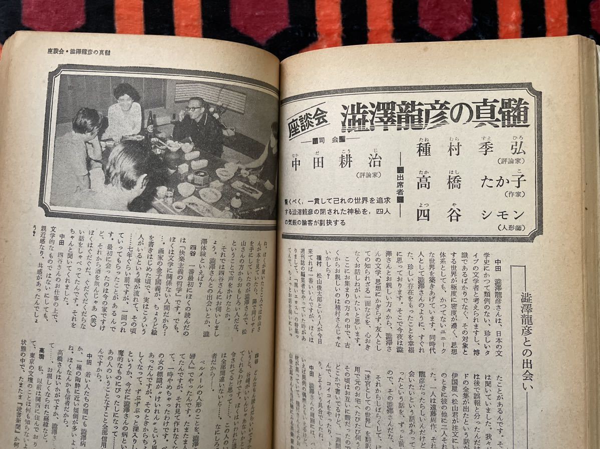 別冊新評「澁澤龍彦の世界」初版 新評社 三島由紀夫 唐十郎 四谷シモン 種村季弘 生田耕作 巖谷國士_画像9