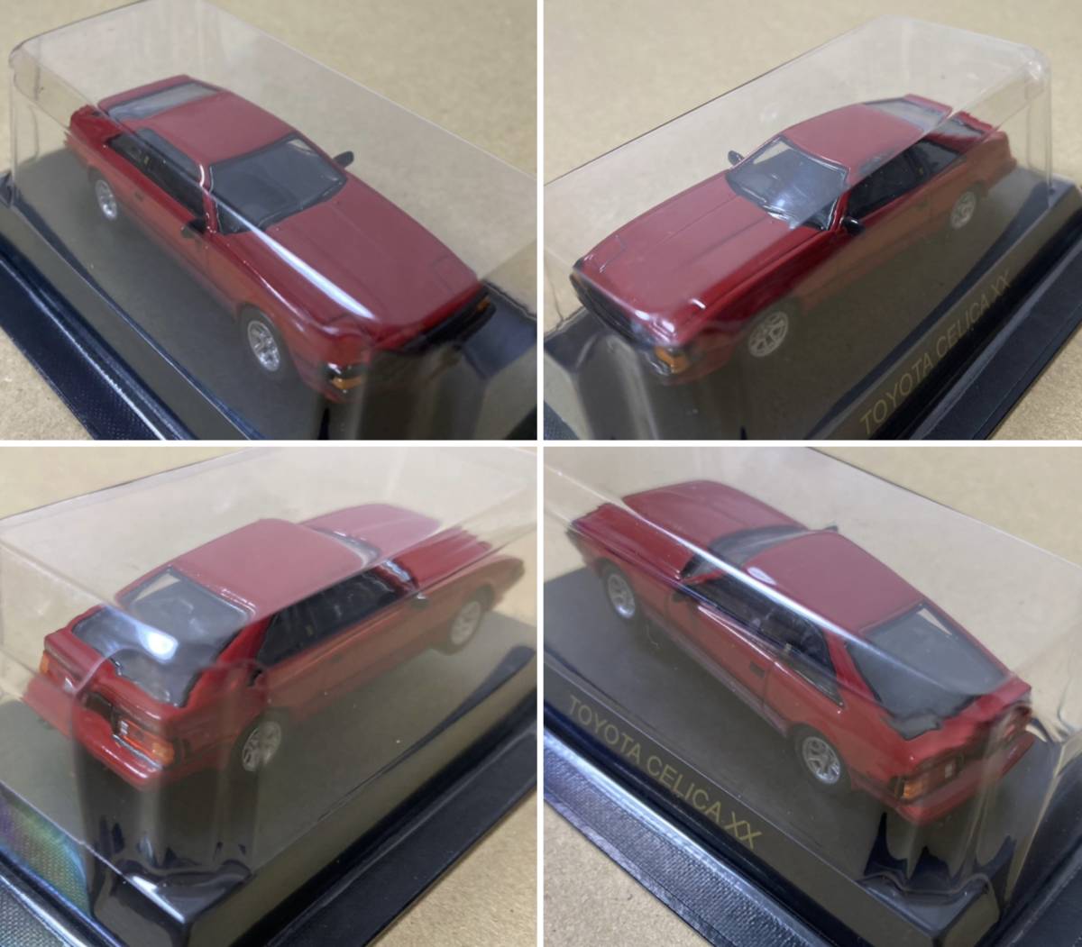 1C01★京商64★サークルKサンクス★トヨタ セリカXX TOYOTA CELICA XX 1983★赤RED★未使用★外箱シミ等あり_画像4