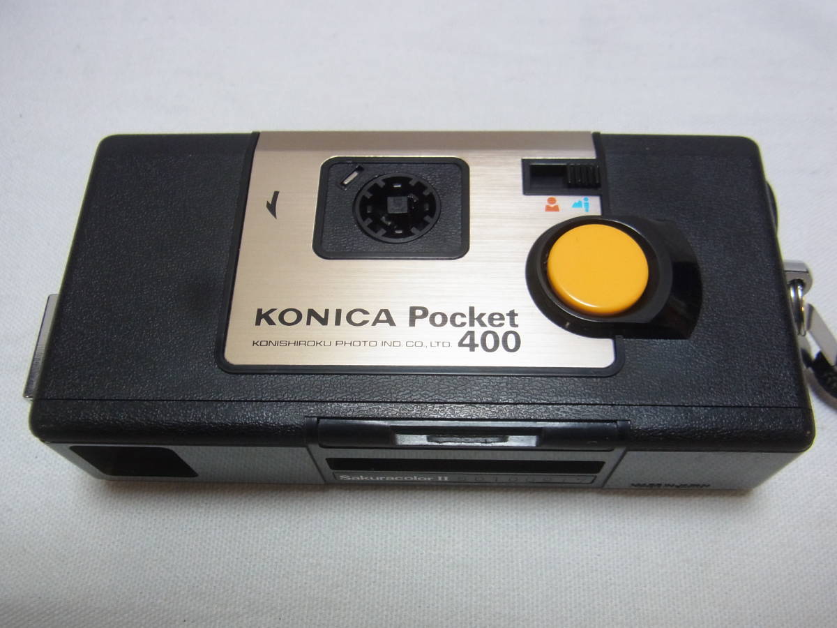 ★KONICA Pocket 400 コニカ コンパクトカメラ オールドカメラ フィルムカメラ ビンテージ レトロ 当時物 現状★60の画像2