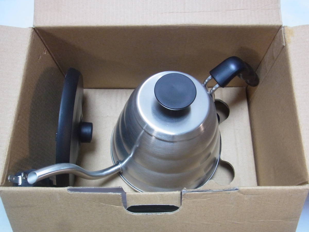 *EVKB-80HSV HARIO HARIO V60 small . power kettle Buonovo-no0.8L coffee kettle electric kettle box attaching used present condition *80