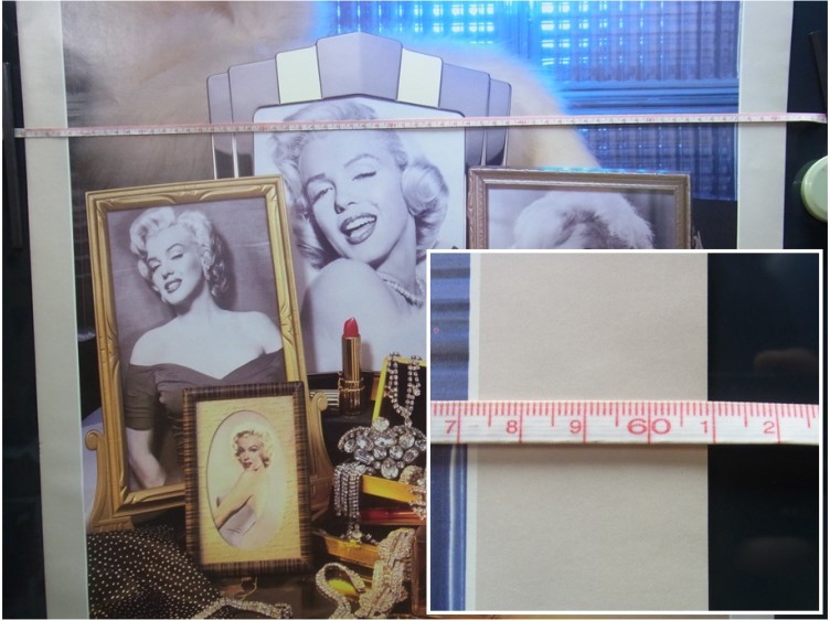 【A】★ポスター ラージサイズ Marilyn Monroe マリリン・モンロー Robin Upward Photography ビンテージ ハリウッド 女優 現状★80_画像9
