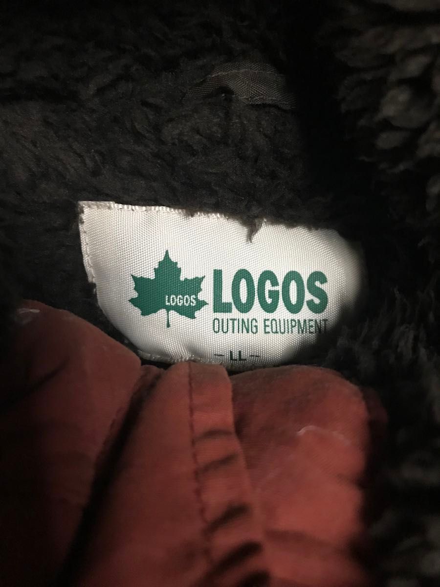 ロゴス　 L O G O Sマウンテンパーカー　内側ボア　キャンプや山登り　アウトドア　刺繍ワンポイントロゴ