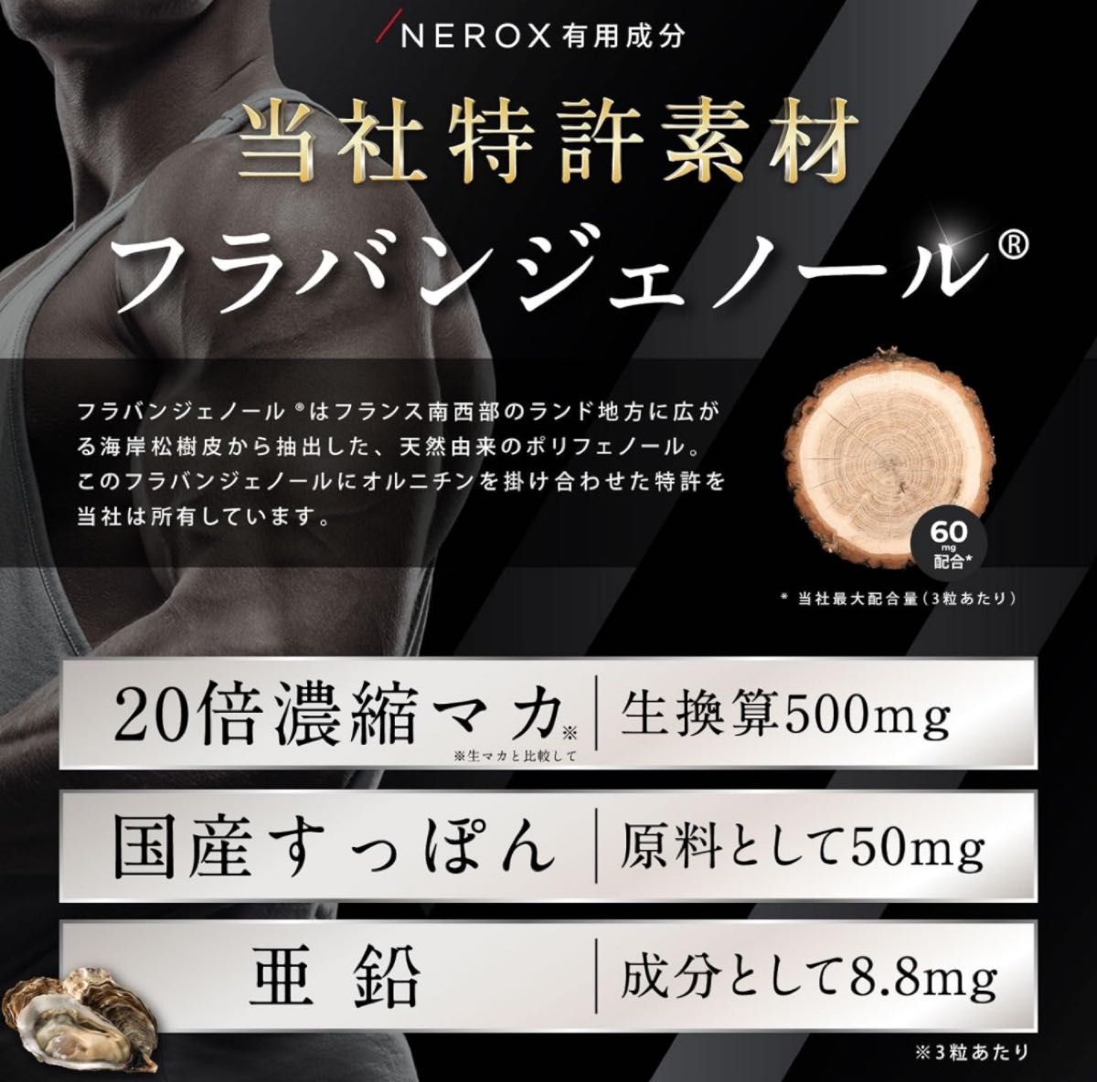 NEROX ネロックス 1週間分 7包 シトルリン オルニチン 高麗人参 黒ショウガ マカ すっぽん 亜鉛 80mg 1包3粒