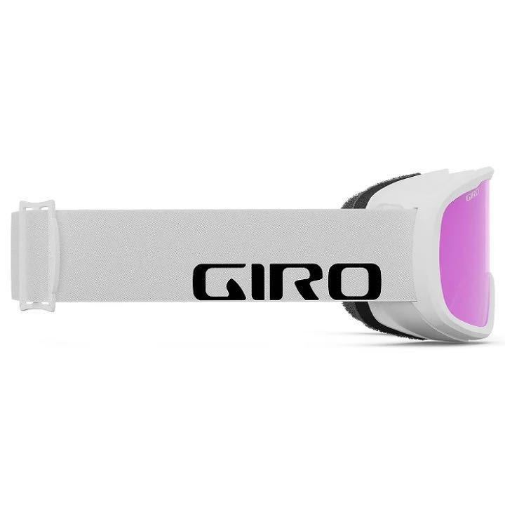 新品/即納/GIRO ジロ ジーロ　CRUZ クルーズ WHITE WORDMARK Amber Pink GIROゴーグル アジアンフィット　スキー　スノボ　白_画像3