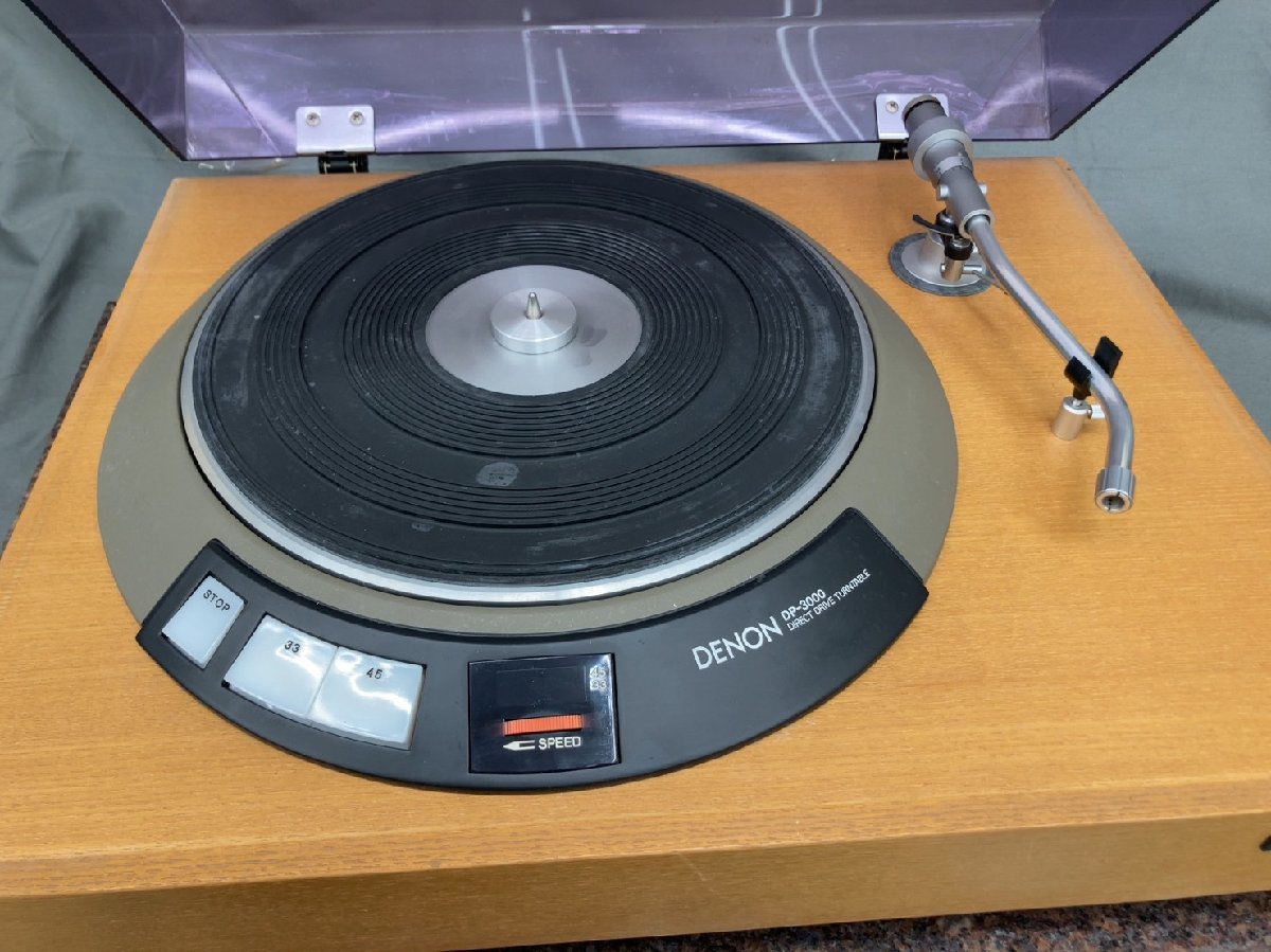 P141☆【中古】DENON デノン DP-3700F/DP-3000 ターンテーブル_画像3