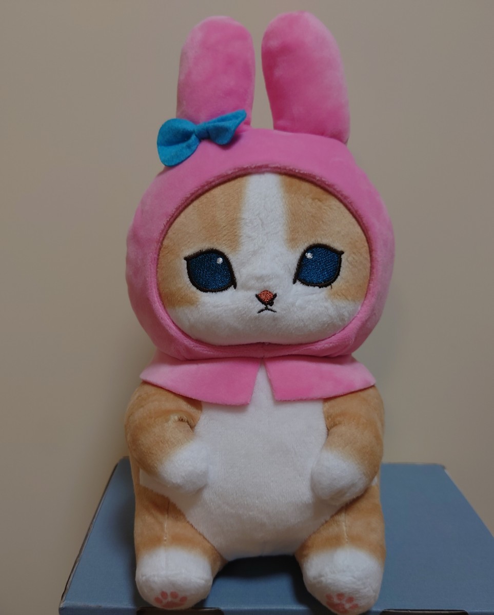 新品　mofusand　サンリオキャラクターズ モフサンド BIG ぬいぐるみ マイメロディ 猫　マイメロ　即決_画像1