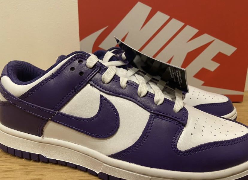 即決26cm Nike Dunk Low Retro Championship Court Purpleナイキ ダンク ロー レトロ チャンピオンシップ コートパープル DD1391-104 US8_画像1