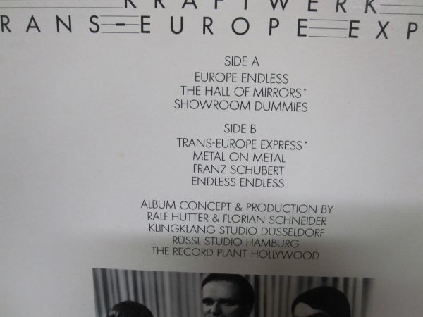LP・KRAFTWERK USA盤 3枚セット・AUTOBAHN、MAN MACHINE、TRANS EUROPE EXPRESS・クラフトワーク・A0101-77_画像3
