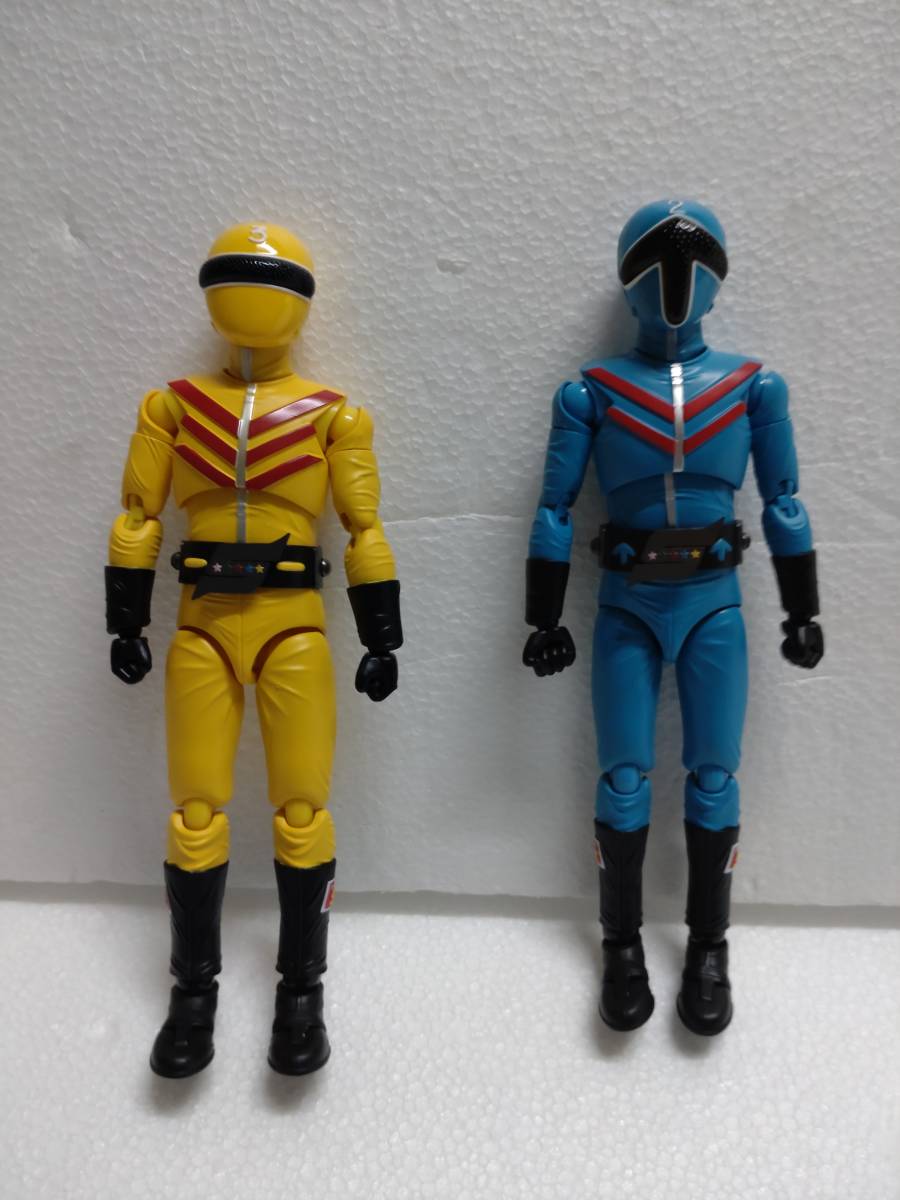 HAFヒーローアクションフィギュアシリーズ アオレンジャー&キ HAFヒーローアクションフィギュアシリーズ アオレンジャー&キ