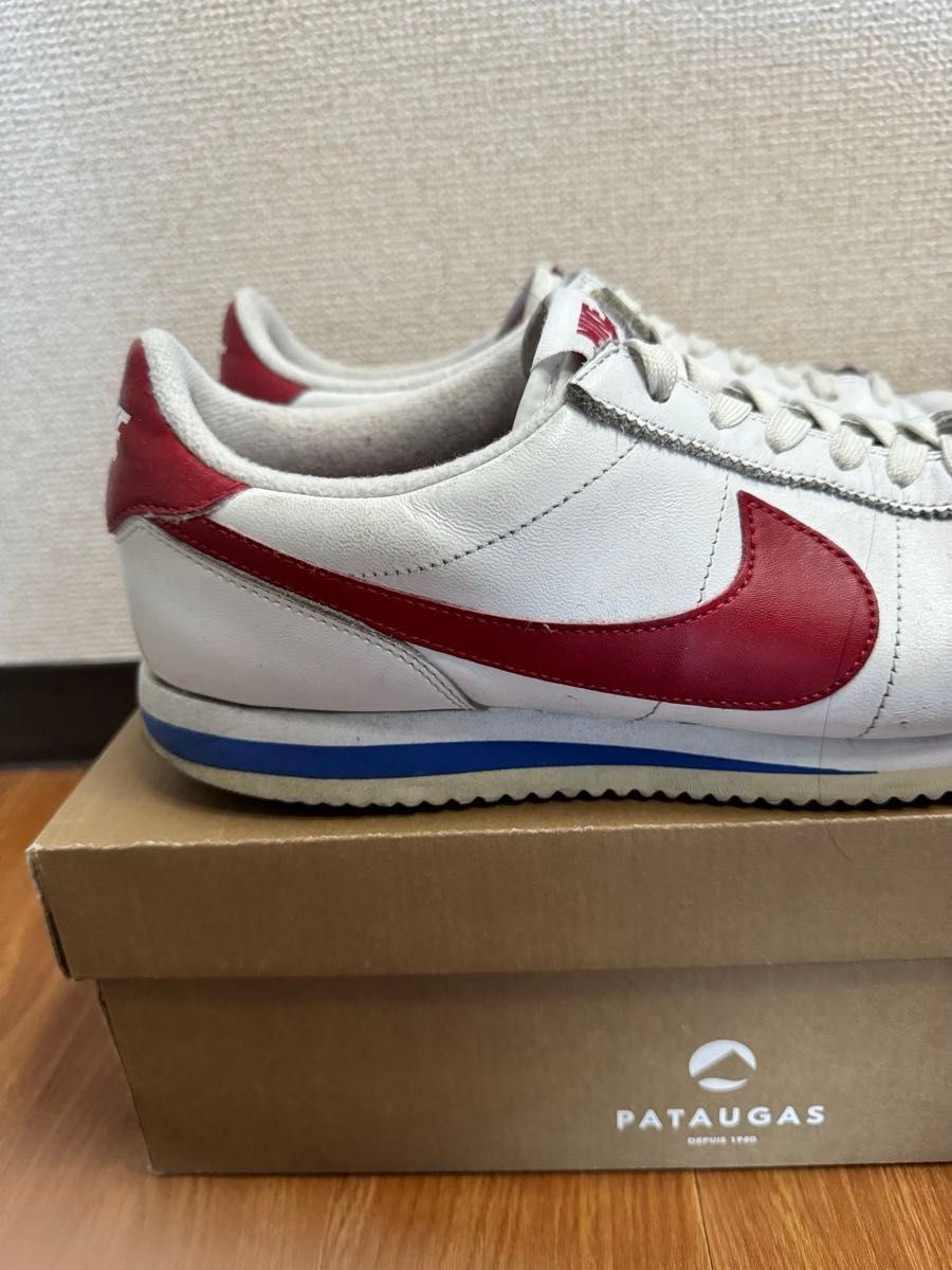 ★レア物★ NIKE CORTEZ classic leather トリコ 赤青  スニーカー ナイキ 27 ローカットスニーカー