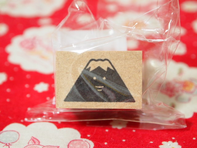 SALE　スタンプ　FUKUMONOはんこ　富士山　DECOLE　concombre_画像1