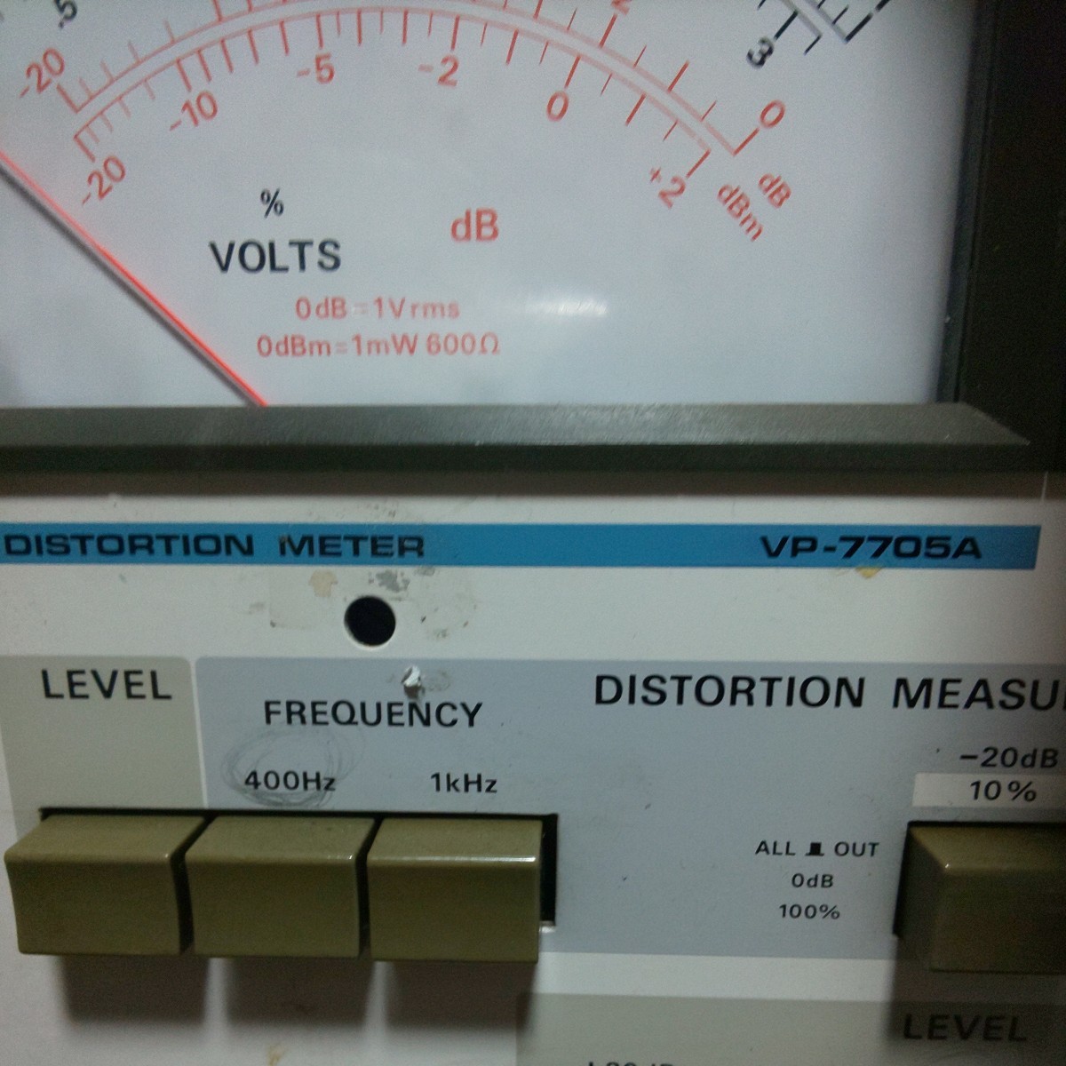National Distortion Meter　オディオ関連機器　歪率計　計測器関連機器　通電確認済み　希少_画像9