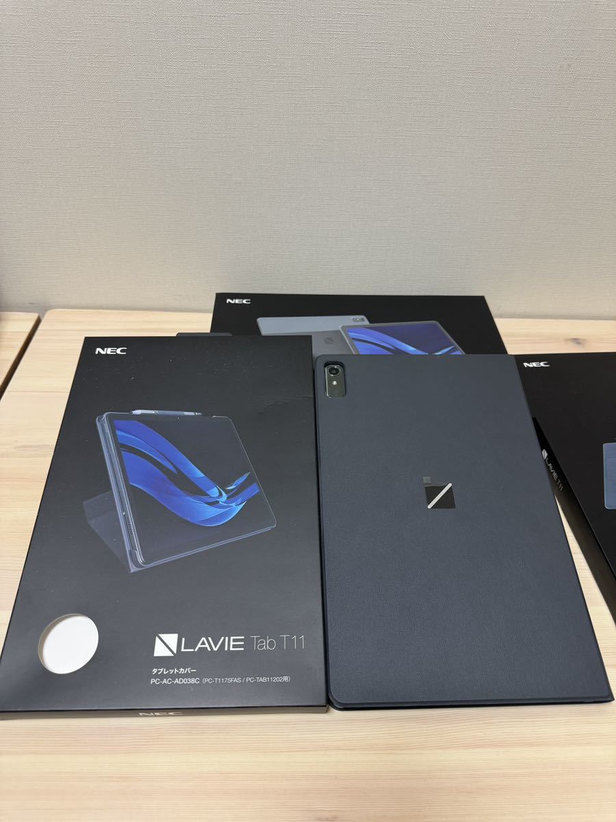 LAVIE Tab T11(PC-TAB11202)(ストームグレー) PC-TAB11202用タブレットカバー PC-TAB11201用 スタンドカバー付キーボード 付き セット NEC_画像7