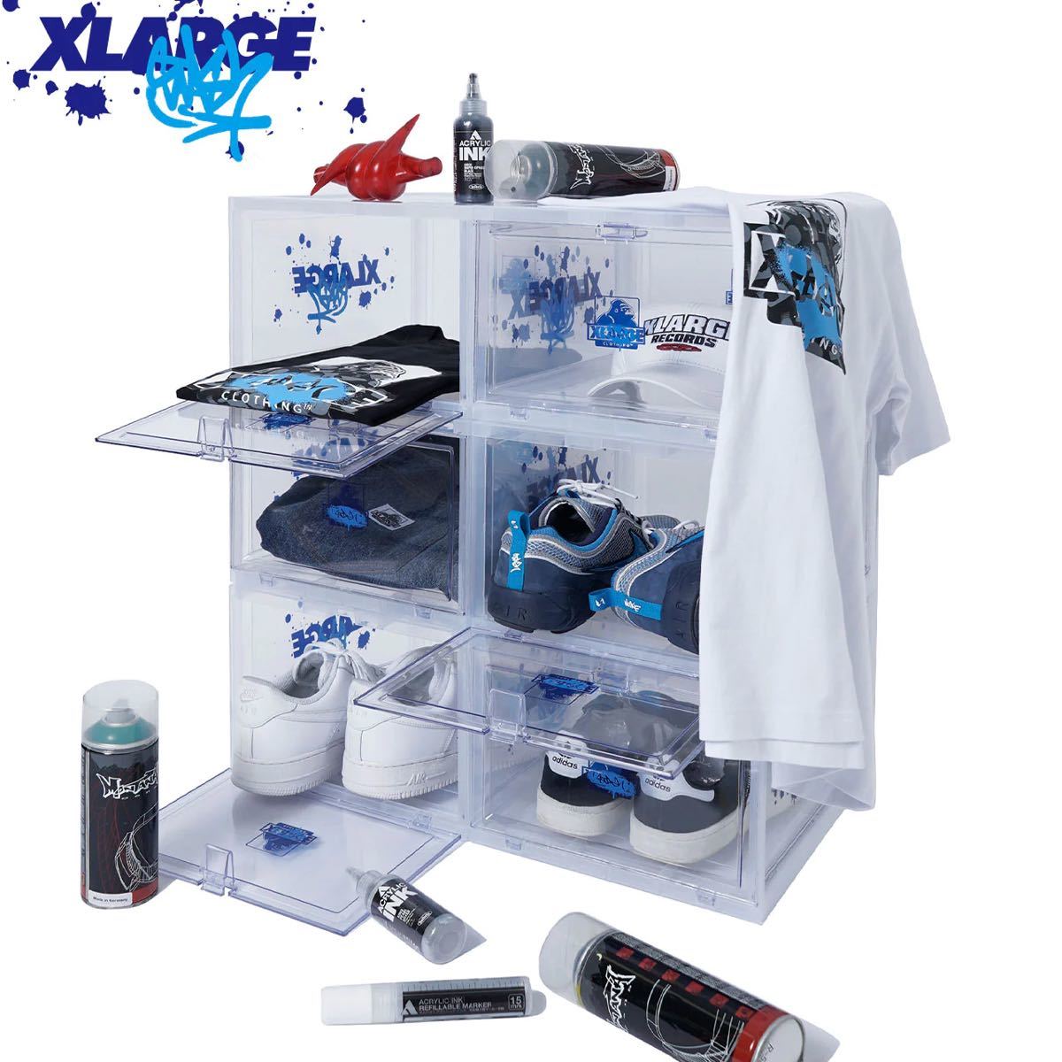 XLARGE × STASH towerbox タワーボックス tower box エクストララージ　収納 衣類 洋服収納 道具箱_画像2