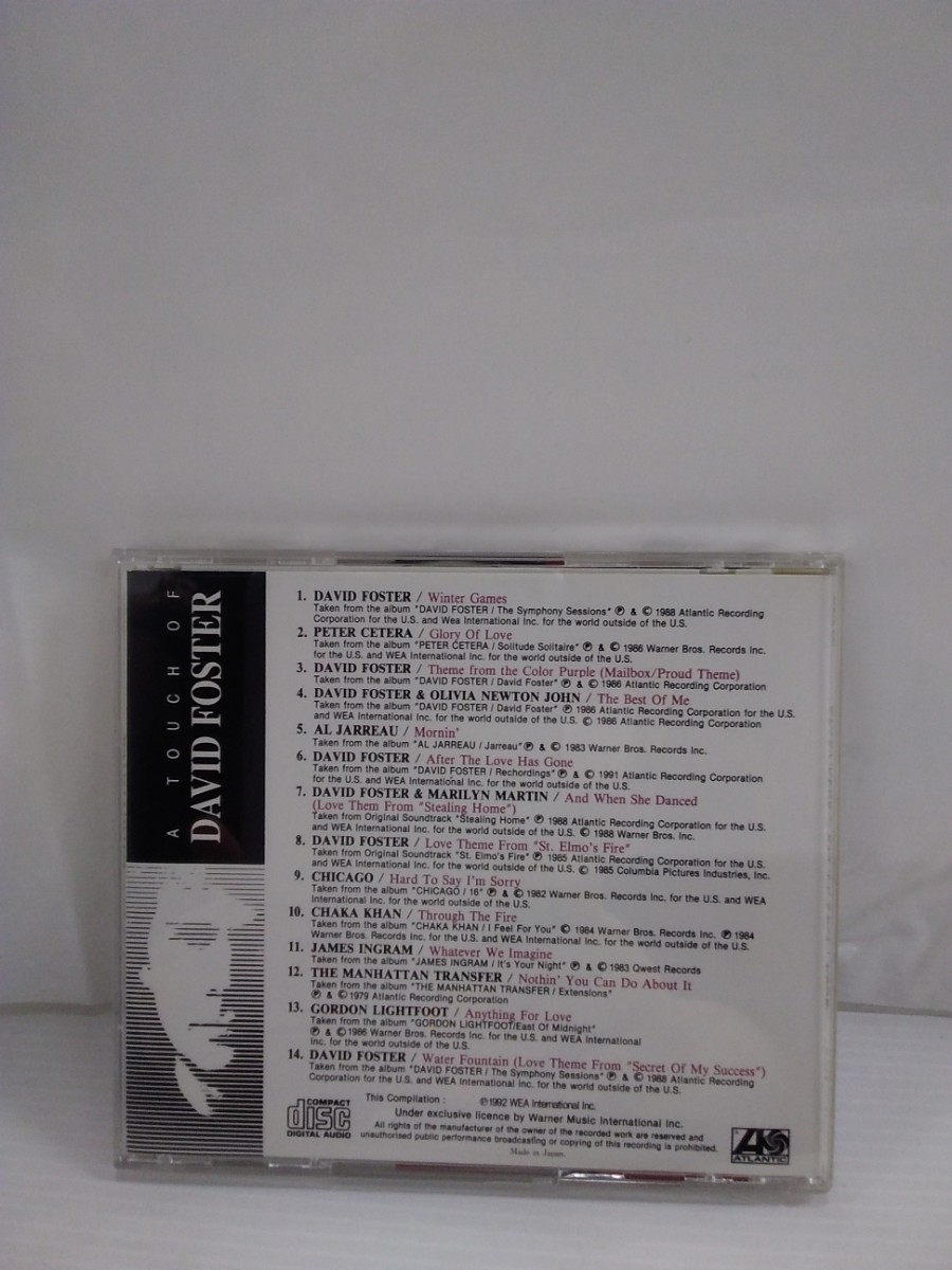 g_t Q747 CD David Foster [ Touch ob David Foster ] * большой хит Tune . сбор!!