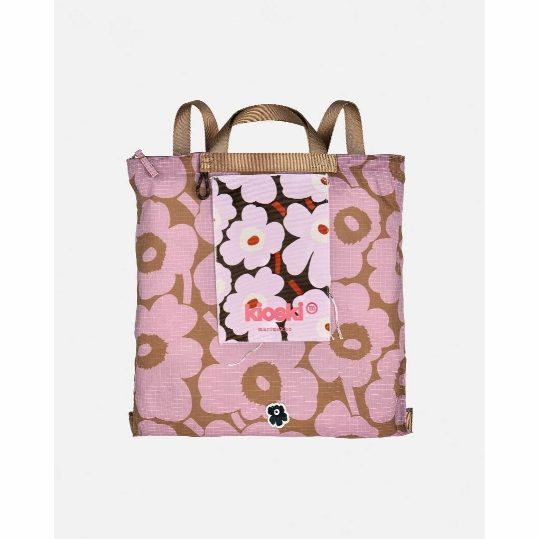 新品 Marimekko Kioski　Funny B-Pack Unikko バックパック　マリメッコ　リュック　2way ウニッコ_画像7