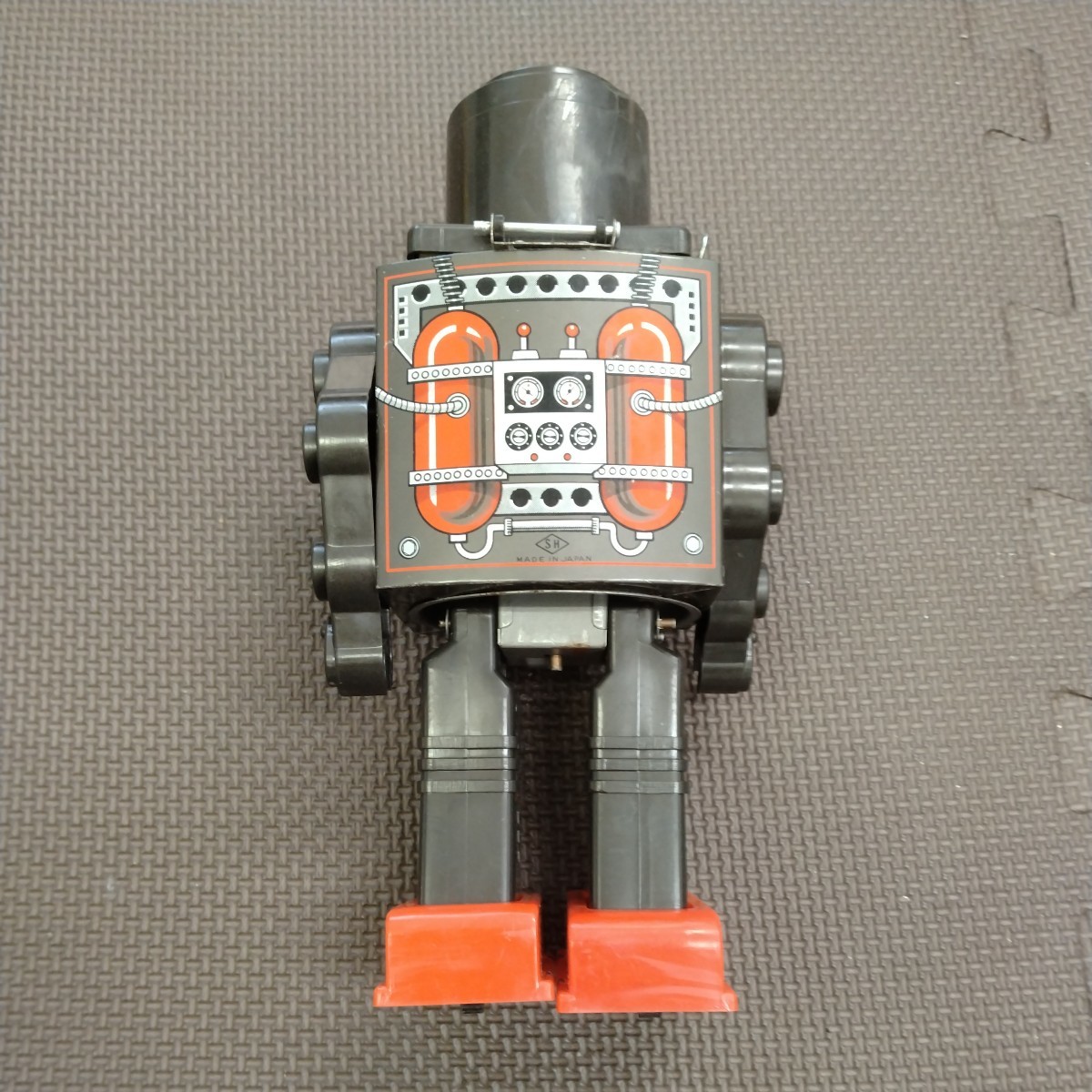  tin plate robot Showa Retro rare box attaching ROTO ROBOT battery type Vintage rare made in Japan 