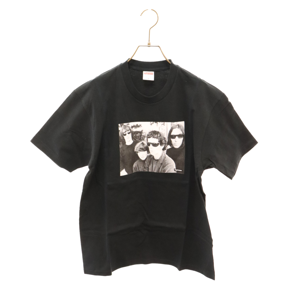 SUPREME シュプリーム 19AW×The Velvet Underground Tee ヴェルヴェット アンダーグラウンド フォトプリント半袖Tシャツ ブラック