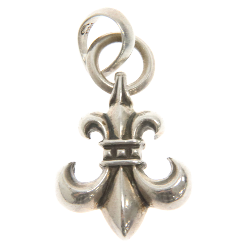 CHROME HEARTS クロムハーツ BS FLUER W/BALE/BSフレアペンダント Wベイル/ペンダントネックレストップ シルバー