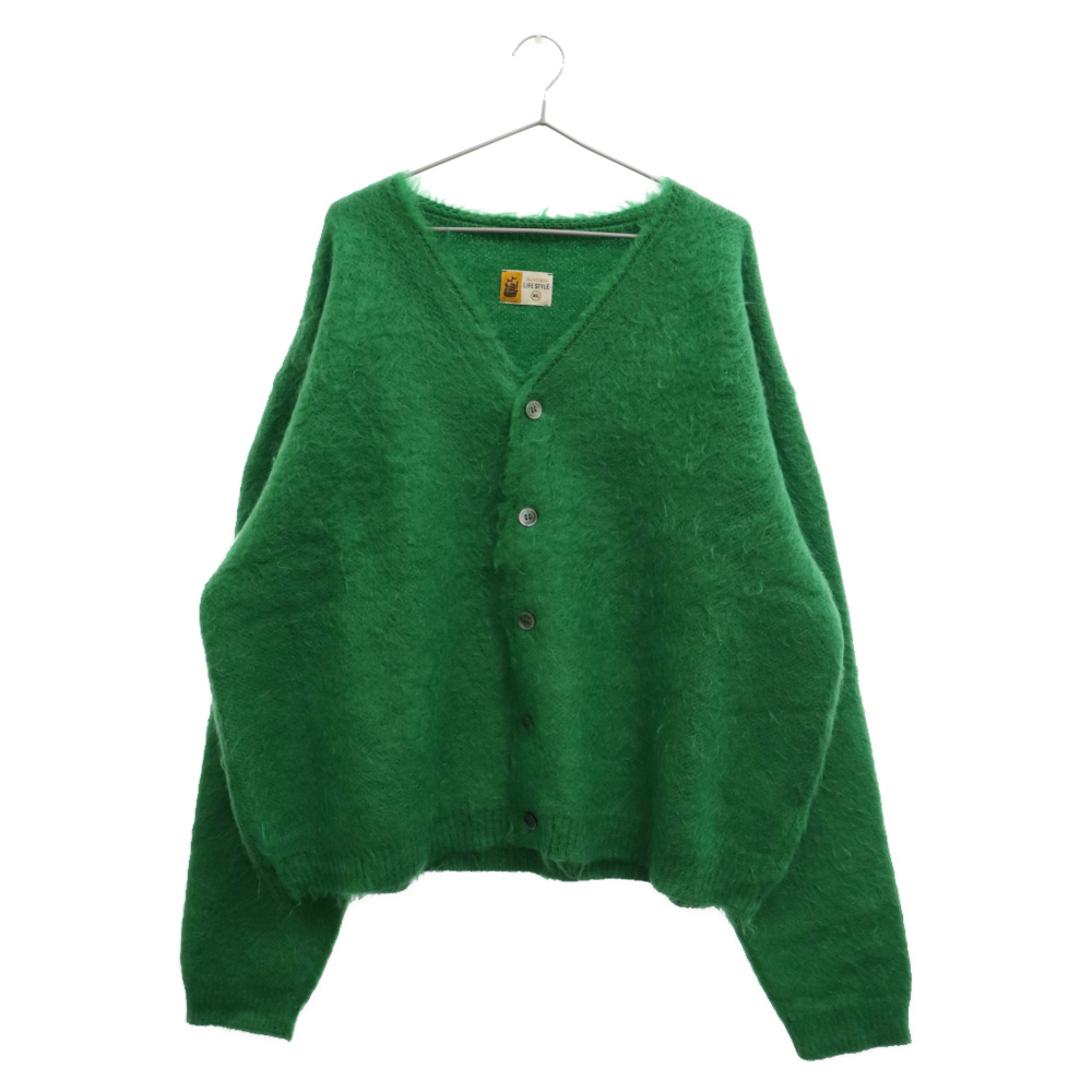 SAINT MICHAEL セントマイケル 23AW CARDIGAN MOHAIR SM-A23-0000-045 モヘアカーディガン グリーン