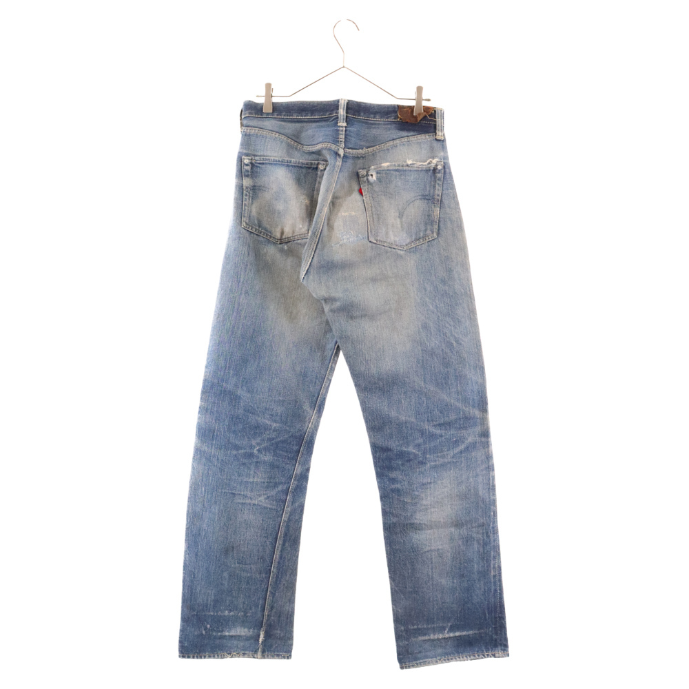 Levi's リーバイス 40s 501XX 47モデル センターオンセット ツメ刻印 革パッチ残り有り デニムパンツ インディゴブルー_画像2