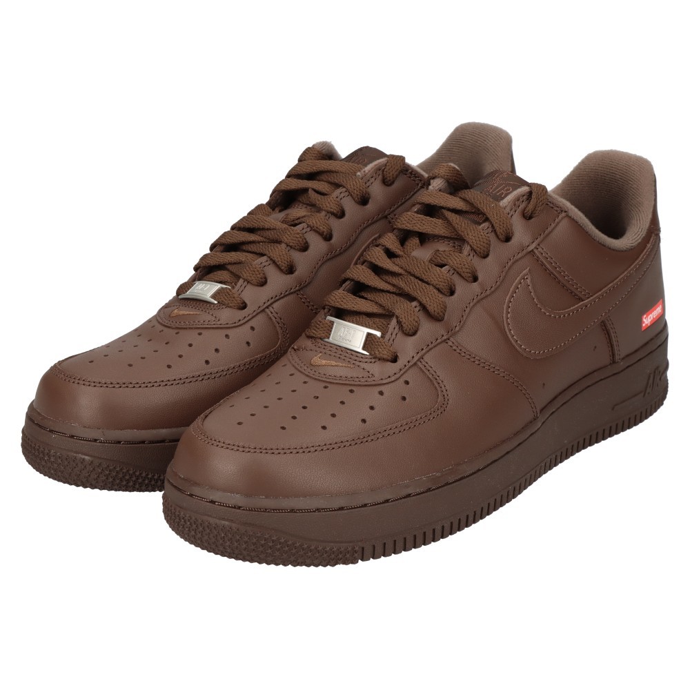 NIKE ナイキ 23AW×SUPREME AIR FORCE 1 LOW BAROQUE BROWN シュプリーム エアフォース1 ローカットスニーカー ブラウン CU9225-200 US8.5_画像3