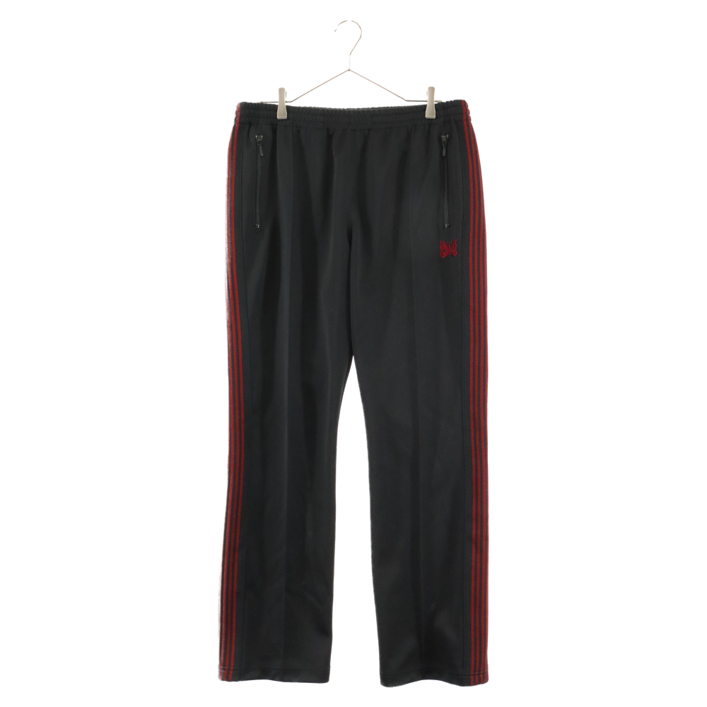 Needles ニードルス×STUDIOUS Narrow Track Pant Poly Smooth×ストゥディオス ナロートラックパンツ ブラック HM365