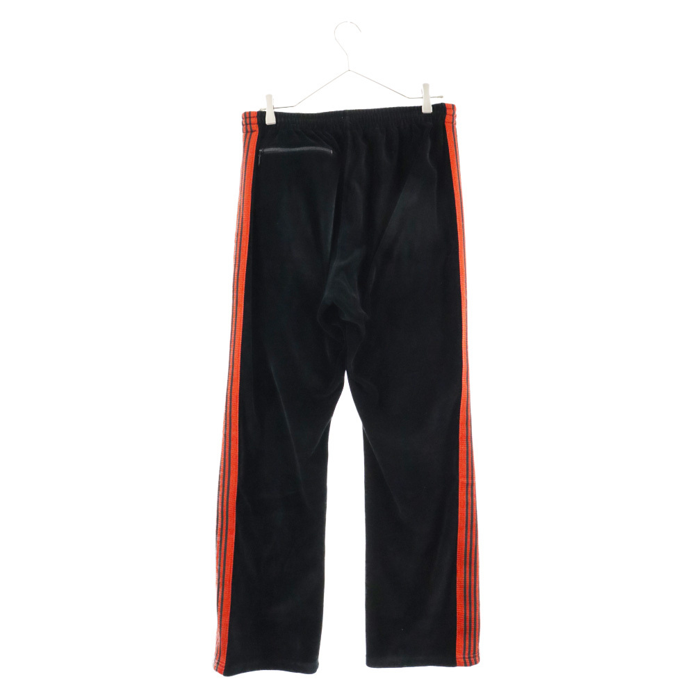 Needles ニードルス Narrow Track Pant C Pe Velour ナロートラックパンツ ベロア ブラック FK198_画像2