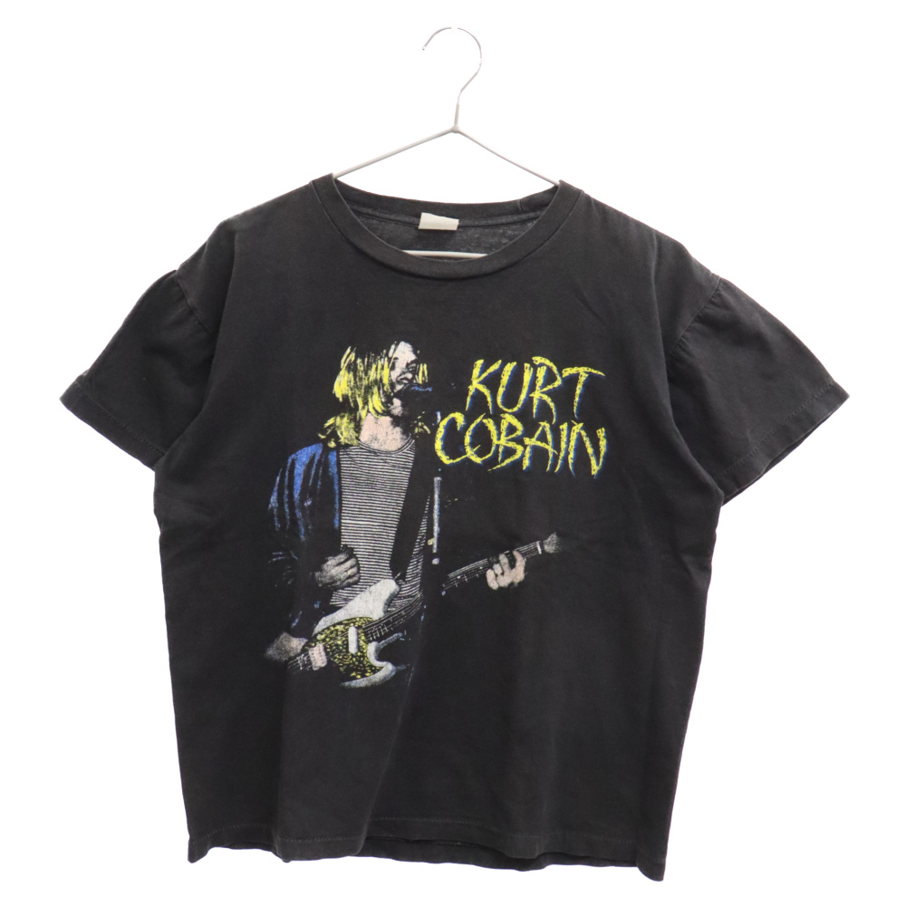 VINTAGE ヴィンテージ 90S VINTAGE Kurt Cobain ヴィンテージ カートコバーン 遺言プリントカットソー 半袖Tシャツ ブラック