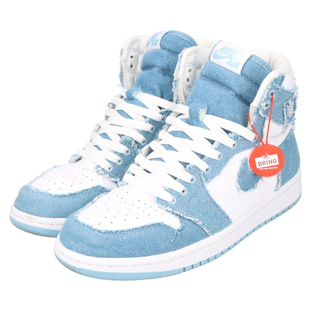 NIKE ナイキ WMNS AIRJORDAN 1 RETRO HIGH OG DENIM DM9036-104 ウィメンズ エアジョーダン1 ハイカットスニーカー US9/26cm_画像3