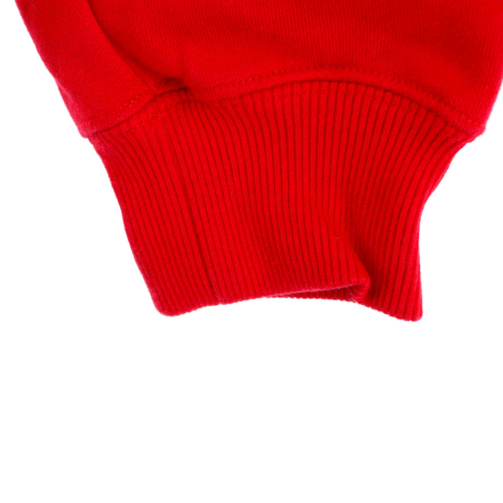 SUPREME シュプリーム 19SS×champion Outline Hooded Sweatshirt アウトライン ロゴ刺繍 プルオーバーパーカー レッド_画像3