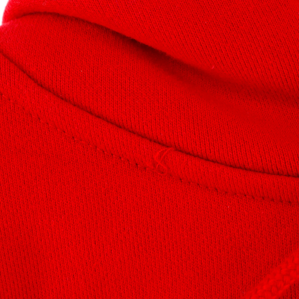 SUPREME シュプリーム 19SS×champion Outline Hooded Sweatshirt アウトライン ロゴ刺繍 プルオーバーパーカー レッド_画像5