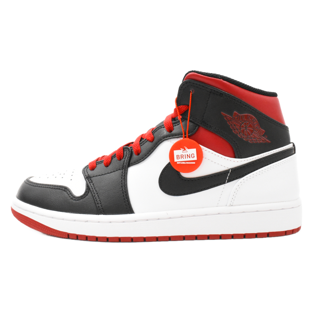 NIKE ナイキ AIR JORDAN 1 MID GYM RED エアジョーダンワン ミッドカットスニーカー ジムレッド DQ8426-106 US10/28cm_画像1