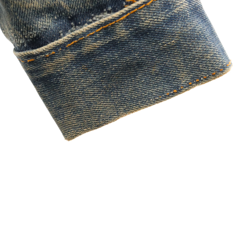 Levi's リーバイス 60S-70S VINTAGE 70505 4TH デニムトラッカージャケット ボタン裏524 BIGE最終期 ケアタグ付き インディゴ_画像4