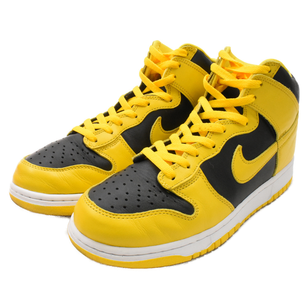 NIKE ナイキ DUNK HIGH SP VARSITY MAIZE CZ8149-002 ダンク ハイ バーシティメイズ ハイカットスニーカー ブラック/イエロー US9.5/27.5cmの画像3