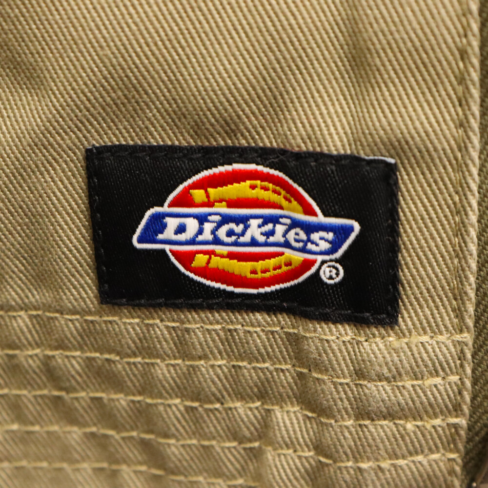 roar ロアー×Dickies ディッキーズ クロスガンスタッズワッペン付き 7分丈 クロップド ハーフパンツ ベージュ 10SRP‐14_画像4