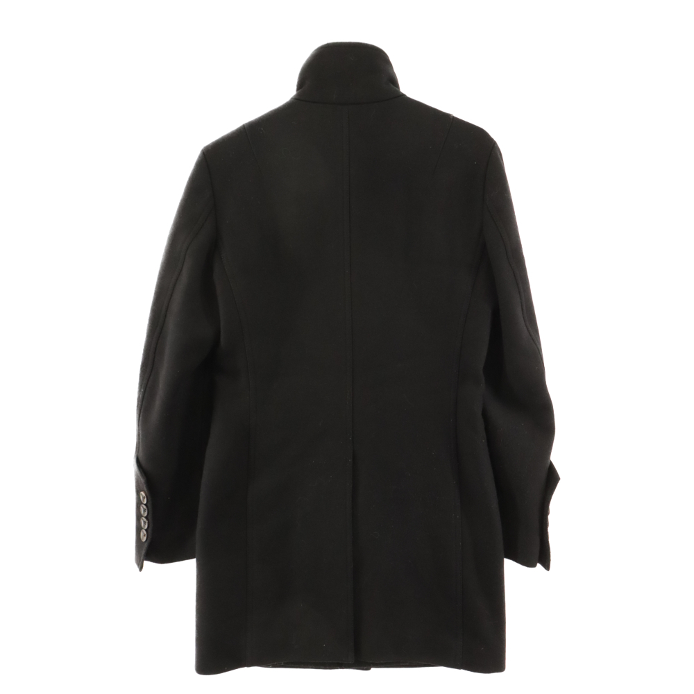 wooyoungmi ウーヨンミ half zip wool coat ハーフ ジップ ウールコート 2200369698063 ブラック_画像2