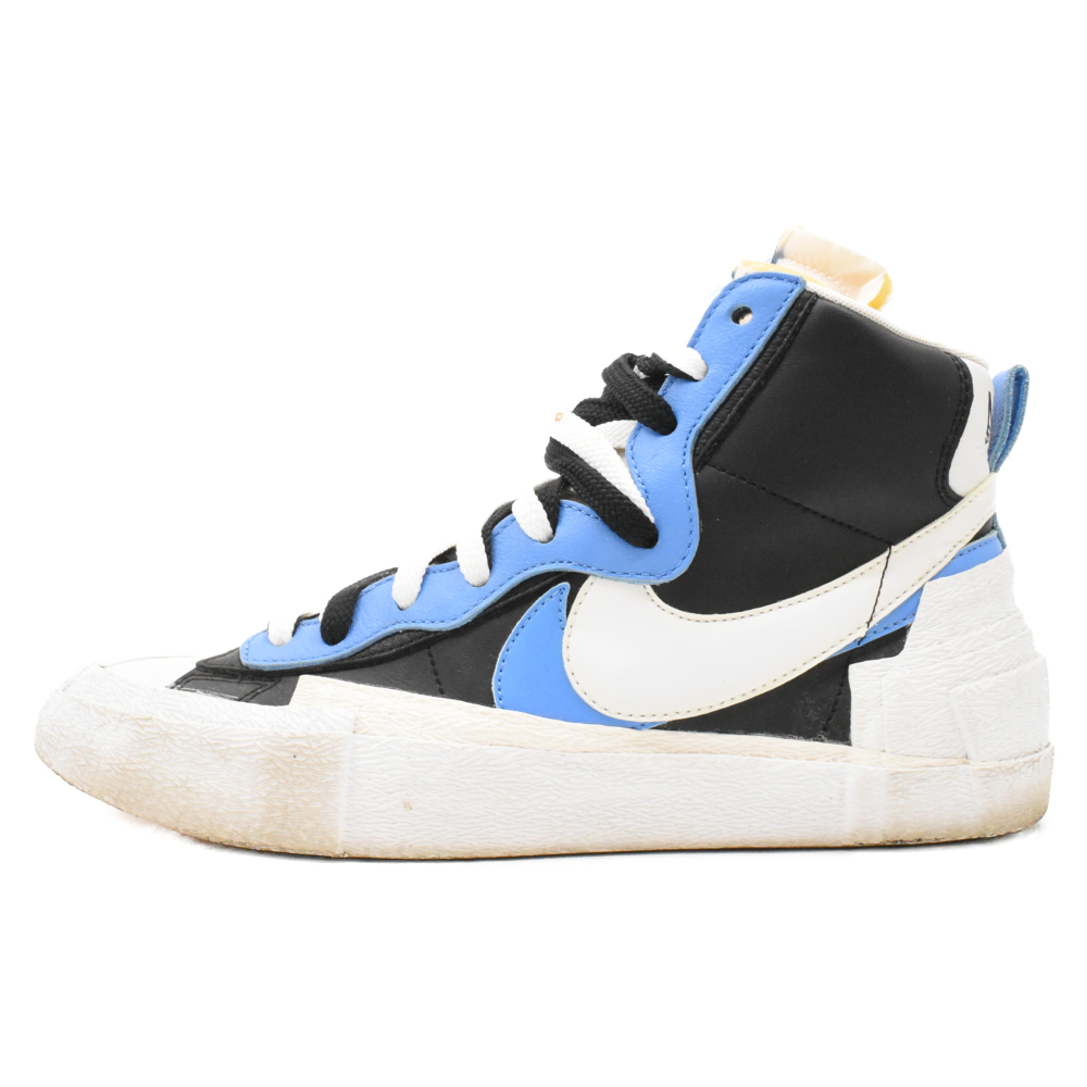 NIKE ナイキ×SACAI BLAZER MID BV0072-001 サカイ ブレーザー ミッドカットスニーカー シューズ ブルー/ブラック US8.5/26.5cm