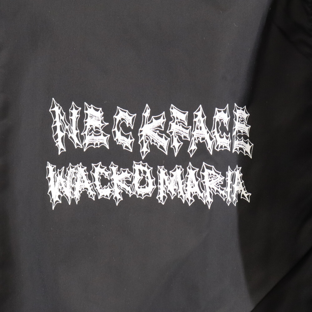 WACKO MARIA ワコマリア 24SS NECKFACE / COACH JACKET ネックフェイス コーチジャケット ブラック_画像4