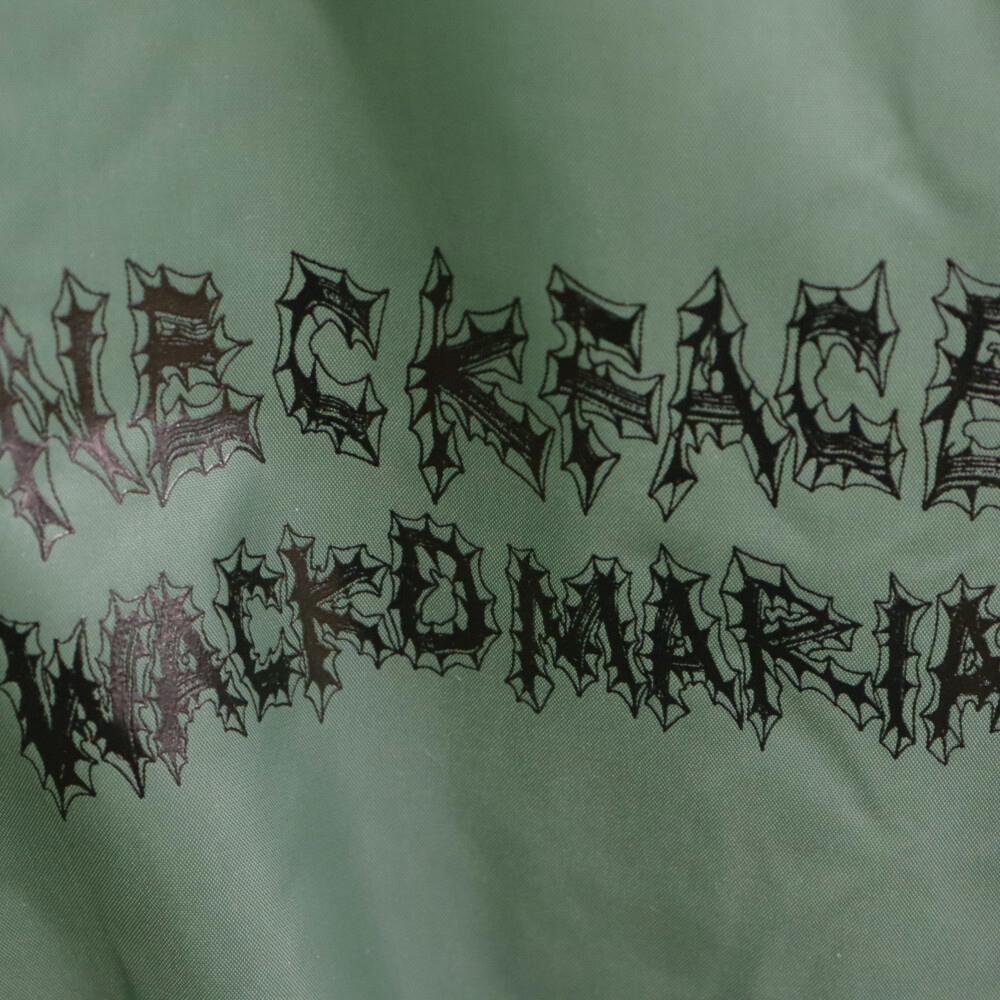 WACKO MARIA ワコマリア 24SS NECKFACE / COACH JACKET ネックフェイス コーチジャケット グリーン_画像5