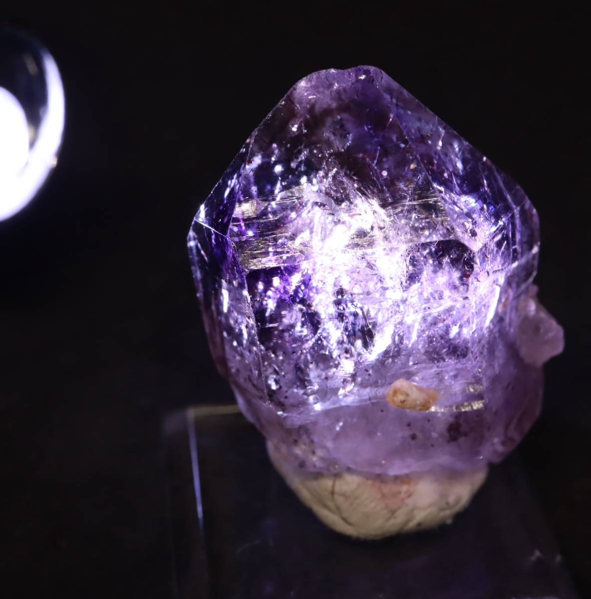 【送料無料】スーパーセブン セプター スモーキー アメジスト紫水晶 12g AMT148 鉱物　天然石　原石　パワーストーン