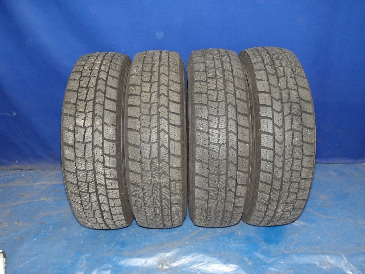 『DUNROP　ダンロップ　WINTERMAXX WM02　ウィンターマックス　155/65R13　2021年製　冬タイヤ　スタッドレスタイヤ　4本セット』_画像1