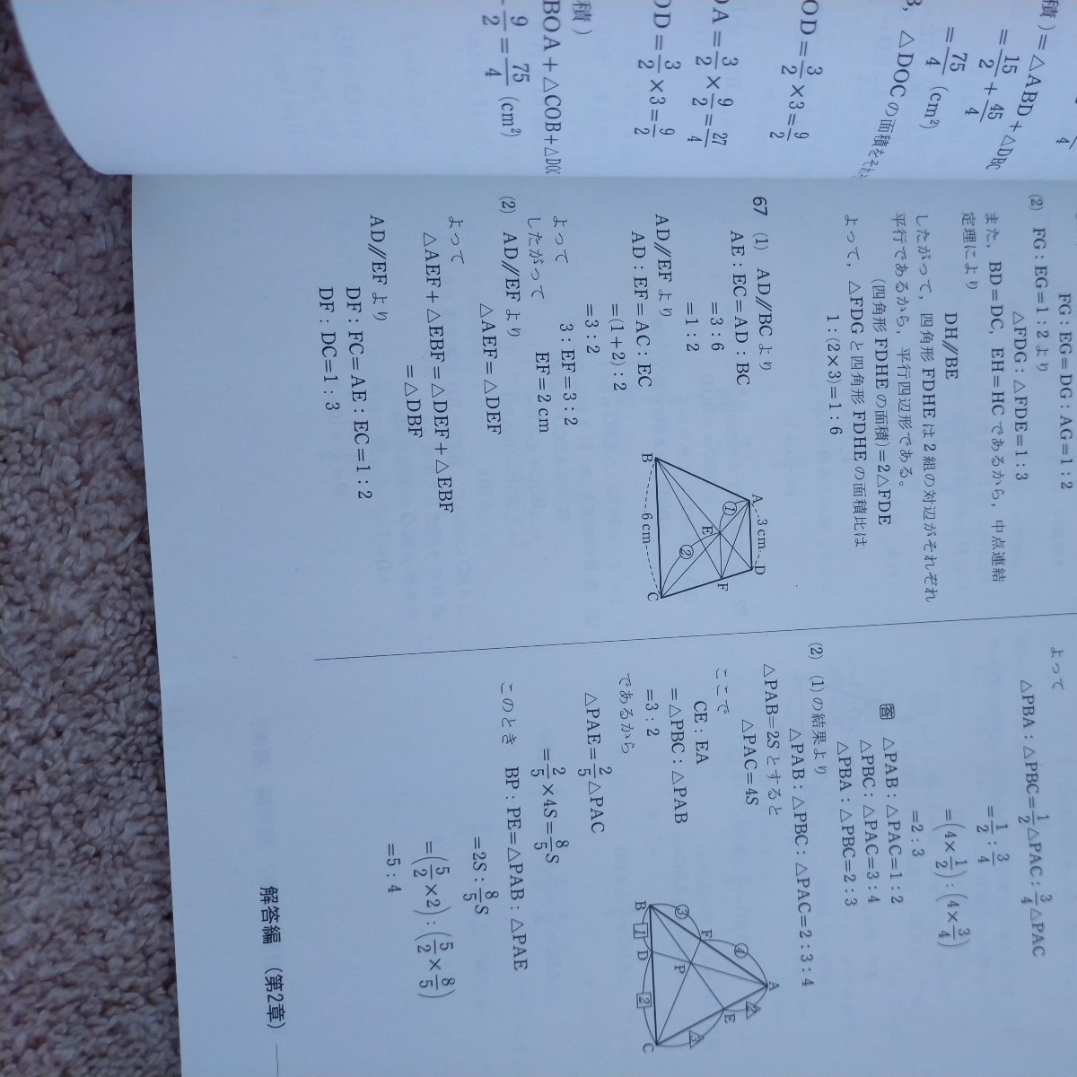 体系問題集　数学2　幾何編　標準　完成ノート　1　2　解答編　未使用_画像7