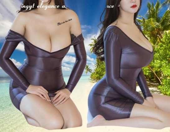 ☆新作 Sexy シャイニー 極薄 コスチューム 966☆誘惑 エロティック シースルー コスプレ キャバドレス☆グレー 現品限り おすすめ ♪