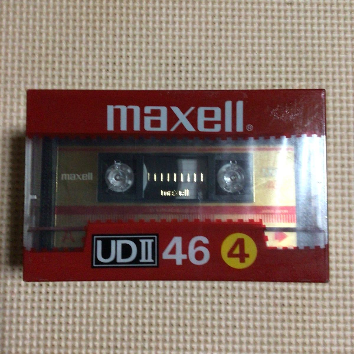 maxell UDⅡ 46 4 pack high position cassette tape 4 pcs set [ unopened new goods ]*
