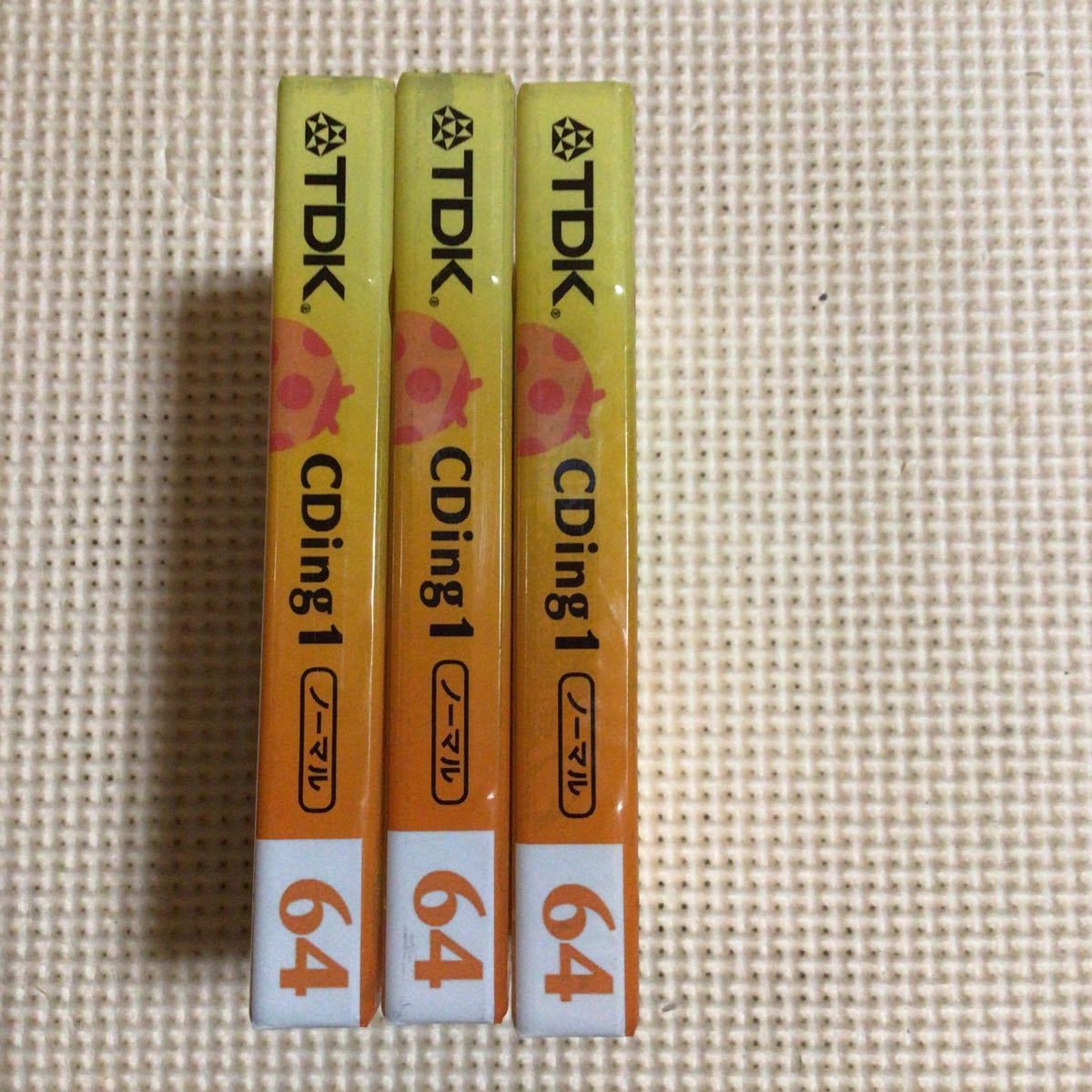 TDK CDing 1 64 ノーマルポジション　カセットテープ3本セット【未開封新品】■■_画像2