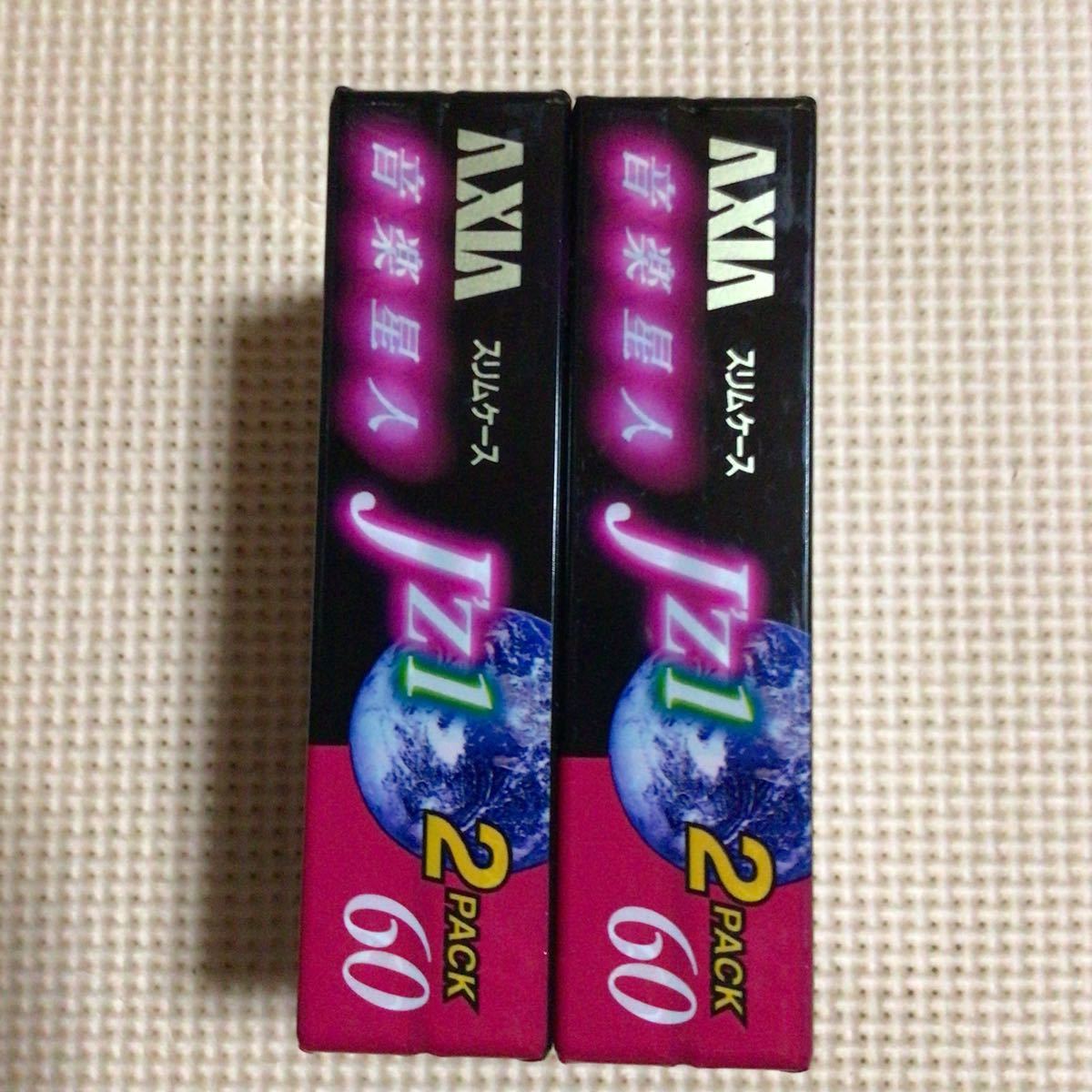 AXIA J'Z1 60 2パックx2 ノーマルポジション カセットテープ4本セット【未開封新品】★の画像2