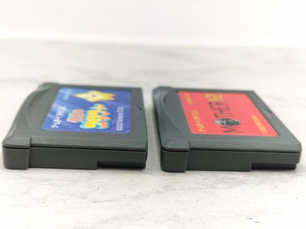 J48 1円～ 中古品 動作確認済み 伝説のスタフィー MOTHER1+2 ゲームボーイアドバンス用 ゲームソフト 箱無し まとめて2点セット_画像4