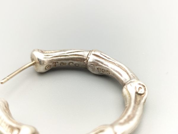 K5 1円～ 中古品 Tiffany ティファニー ネックレス ビーンズ リング バンブー フープピアス オープンハート 925刻印 まとめて6点セット_画像5