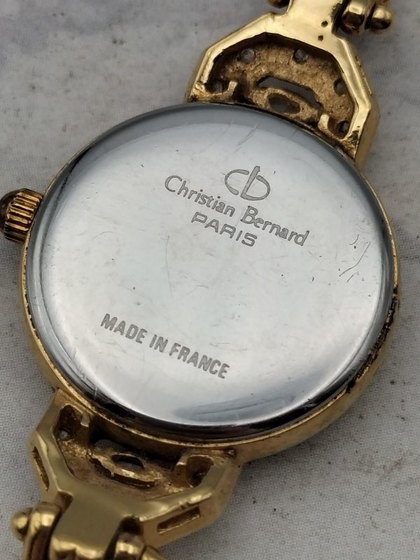 R45 1円～ 不動品 Christian Bernard クリスチャンベルナール 腕時計